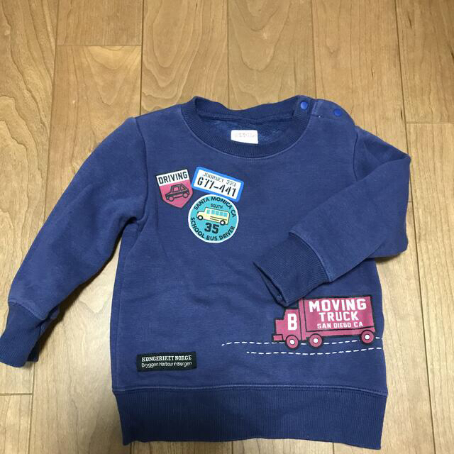 motherways(マザウェイズ)のマザウェイズ　トレーナー90cm キッズ/ベビー/マタニティのキッズ服男の子用(90cm~)(Tシャツ/カットソー)の商品写真