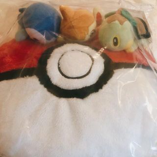 ポケモン一番くじ　Ａ賞　みんなで一緒にゲームクッション未使用！(キャラクターグッズ)