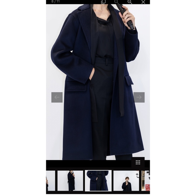 UNIQLO - 新品 ユニクロ+J カシミヤブレンドチェスターコート M