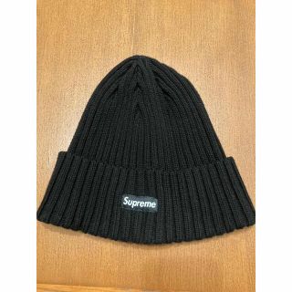 シュプリーム(Supreme)のsupreme ビーニー ニット帽　ブラック　登坂(ニット帽/ビーニー)