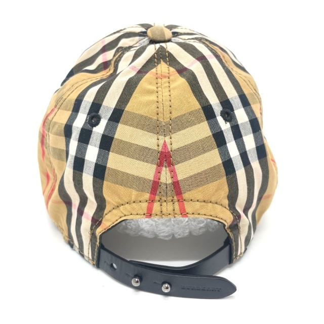 BURBERRY(バーバリー)のBURBERRY バーバリー チェック キャップ 帽子 ベージュ レディースの帽子(その他)の商品写真