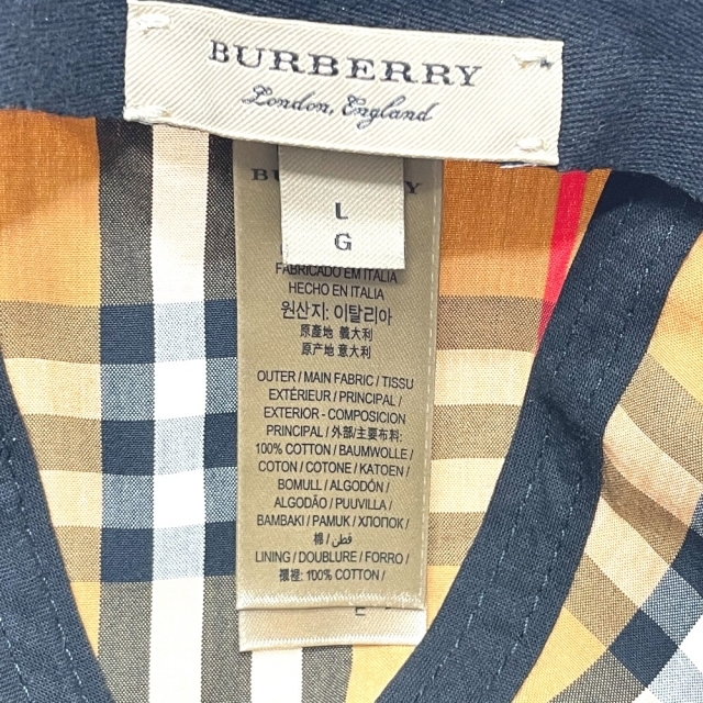 BURBERRY(バーバリー)のBURBERRY バーバリー チェック キャップ 帽子 ベージュ レディースの帽子(その他)の商品写真