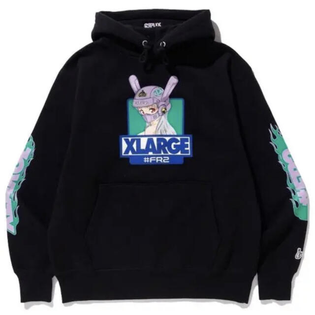 【完売】[FR2xXLARGE]コラボ with FR2 Hoodie パーカー