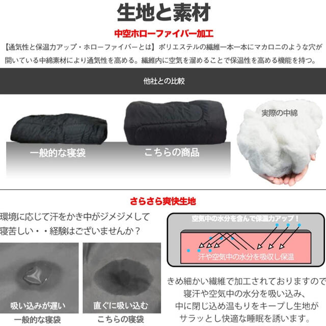 【フルスペック】寝袋 シュラフ ダウン 冬用 -15℃ コールマン モンベル 2