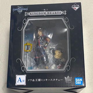 バンダイ(BANDAI)の【新品未開封】キングダムハーツ　一番くじ　ソラ&王様ミッキースタチュー　A賞(ゲームキャラクター)