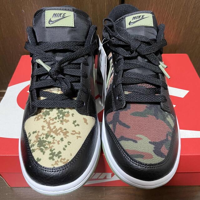 NIKE Dunk Low  Black Multi Camo 28センチ