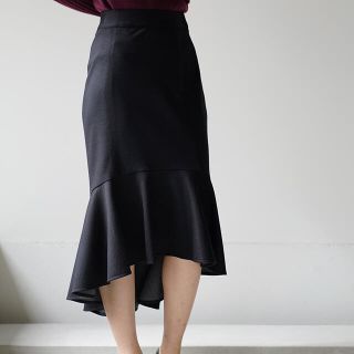 スカートLautashi Mermaid skirt Black - ロングスカート