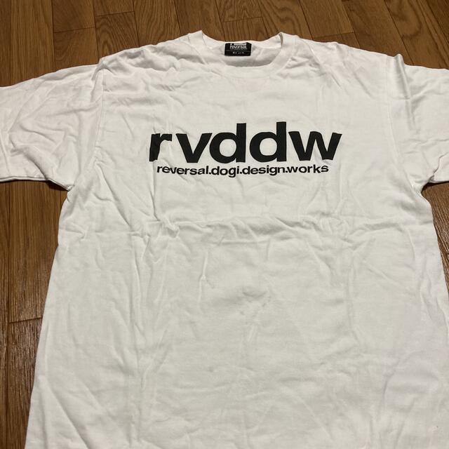 リバーサル　半袖Tシャツ　白　サイズXL（特寸）　ロゴTシャツ メンズのトップス(Tシャツ/カットソー(半袖/袖なし))の商品写真
