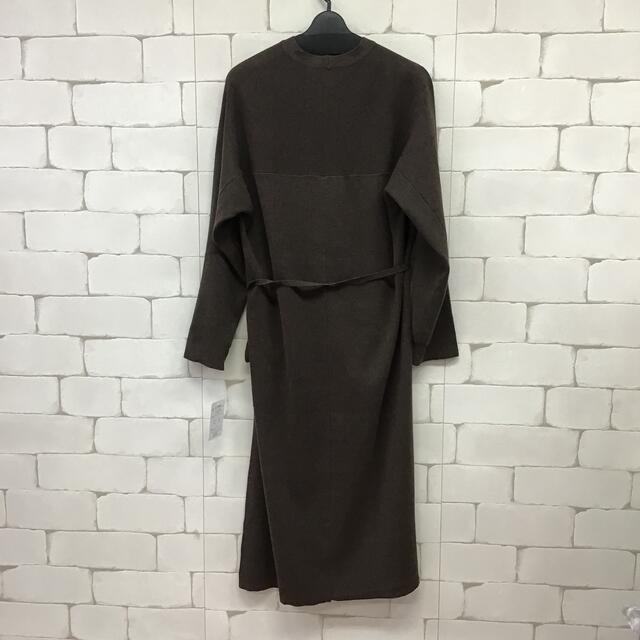【同梱限定】高級セレクト❤️アシメニットワンピース ブラウン 3