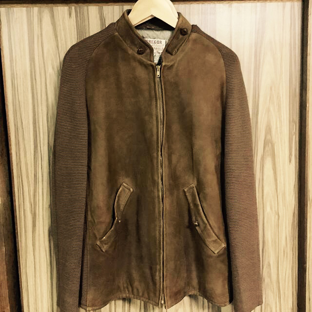 McGREGOR - ヴィンテージ 60s McGregor スエードxニットジャケット の