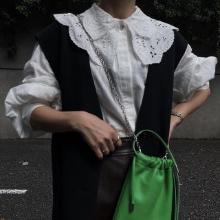 アメリヴィンテージ(Ameri VINTAGE)の2WAY LADY BLOUSE WITH VEST(シャツ/ブラウス(長袖/七分))