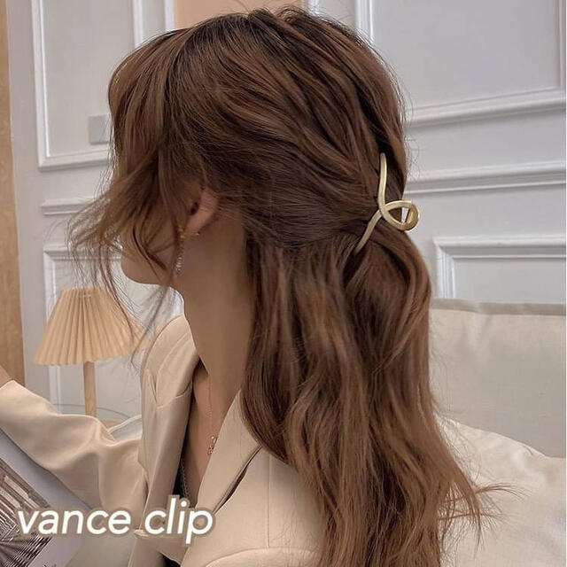 ♡数量限定♡ バンスクリップ ヘアクリップ ヘアアクセサリー 髪留め ゴールド 通販