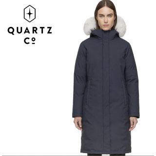 quartz ダウンコート　レディース　クォーツ　M カナダグース(ダウンコート)