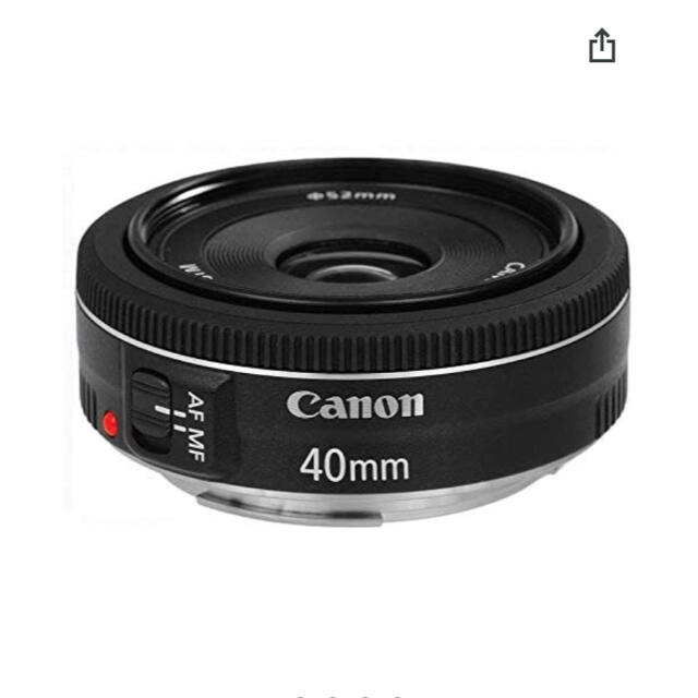 Canon(キヤノン)のCanon 単焦点レンズ EF40mm F2.8 STM レンズ フルサイズ スマホ/家電/カメラのカメラ(レンズ(単焦点))の商品写真