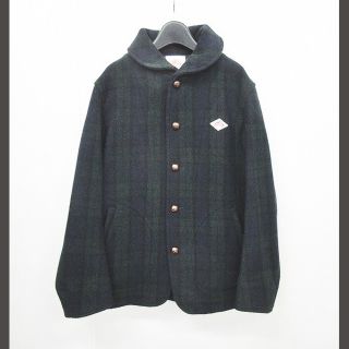 ダントン(DANTON)のダントン 19AW ウールモッサシングルジャケット コート チェック柄 緑 42(その他)