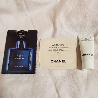 シャネル(CHANEL)のシャネル　サンプル３点セット　ブルードゥシャネル　ルブランセラム(ファンデーション)