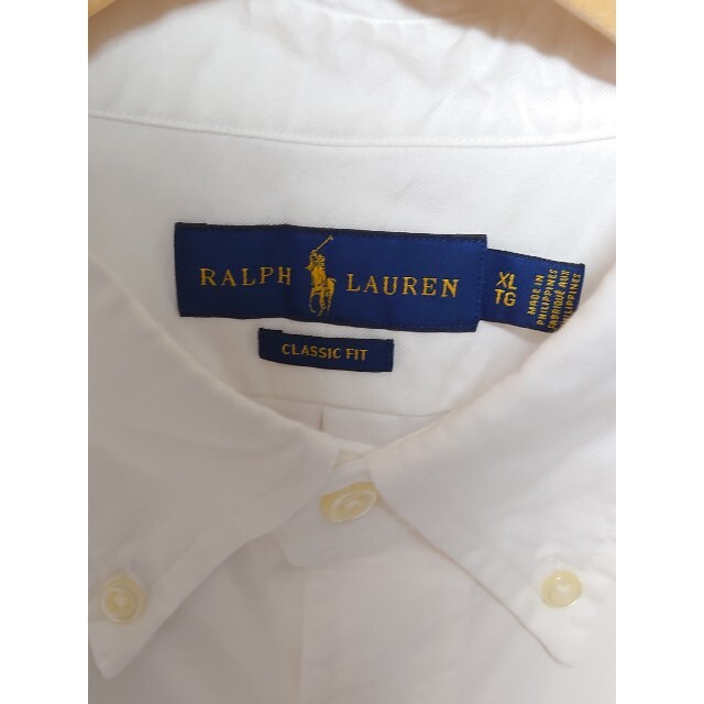 Ralph Lauren(ラルフローレン)の【使用1回】POLO RALPH LAUREN オックスフォード シャツ XL メンズのトップス(シャツ)の商品写真