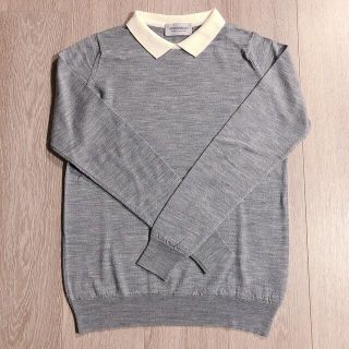 ジョンスメドレー(JOHN SMEDLEY)の【極美品】JOHN SMEDLEY／ジョンスメドレー　ニットポロシャツ(ニット/セーター)