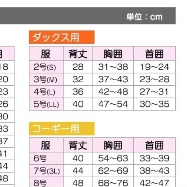 ポンポリース　コーギー用ウェア７号３枚セット　サイズ合えば中型・大型犬可 その他のペット用品(犬)の商品写真