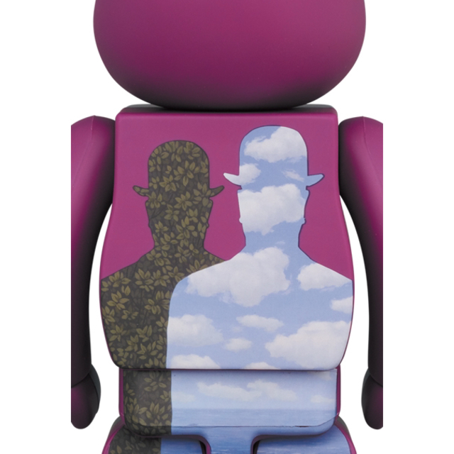 MEDICOM TOY - BE@RBRICK René Magritte 400% 100%ルネマグリットの