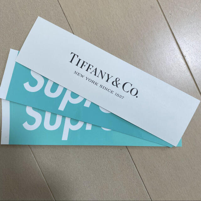 Supreme Tiffany & Co Box Logo Sticker 3枚