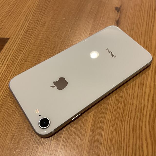 ［バッテリー交換済！］iPhone8 64GB シルバー  SIMロック解除済み 1