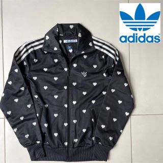 アディダス(adidas)のレアデザイン　アディダス【adidas】ハート柄　ドットジャージ(パーカー)