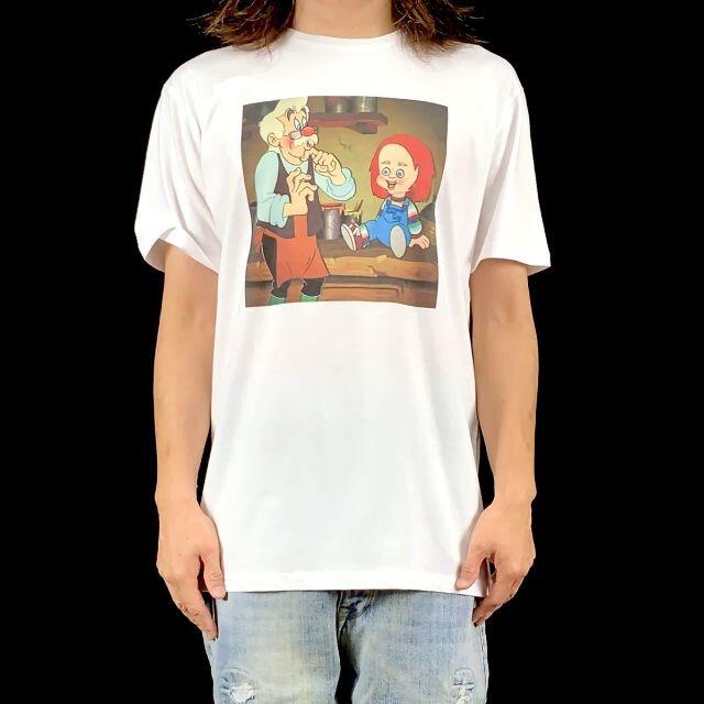 【プリント Tシャツ】新品 ピノキオ ゼペット チャイルドプレイ チャッキー