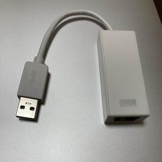 SANWA USB3.0 有線LAN アダプタ LAN-ADUSBRJ45G(PC周辺機器)