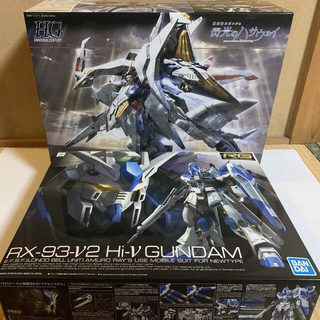 RG Hi-νガンダム＆HGUCペーネロペー2体セット