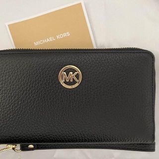 マイケルコース(Michael Kors)のマイケルコース /Michael Kors レザー フルトン ラウンド長財布(財布)