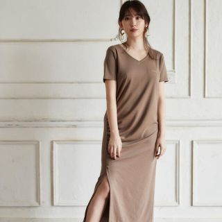 Her lip to T-shirt long dress(ロングワンピース/マキシワンピース)