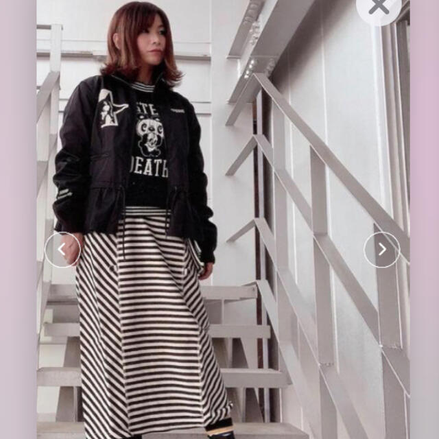 HYSTERIC GLAMOUR/DOPE WOLF刺繍 2WAYスカート【M】 - ロングスカート