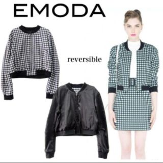 エモダ(EMODA)の新品♡EMODA リバーシブルスカジャン(ブルゾン)