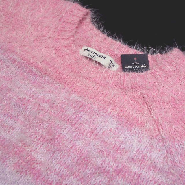 Abercrombie&Fitch(アバクロンビーアンドフィッチ)の★新品★アバクロンビーキッズ★クルーネックセーター (Pink/13-14) レディースのトップス(ニット/セーター)の商品写真