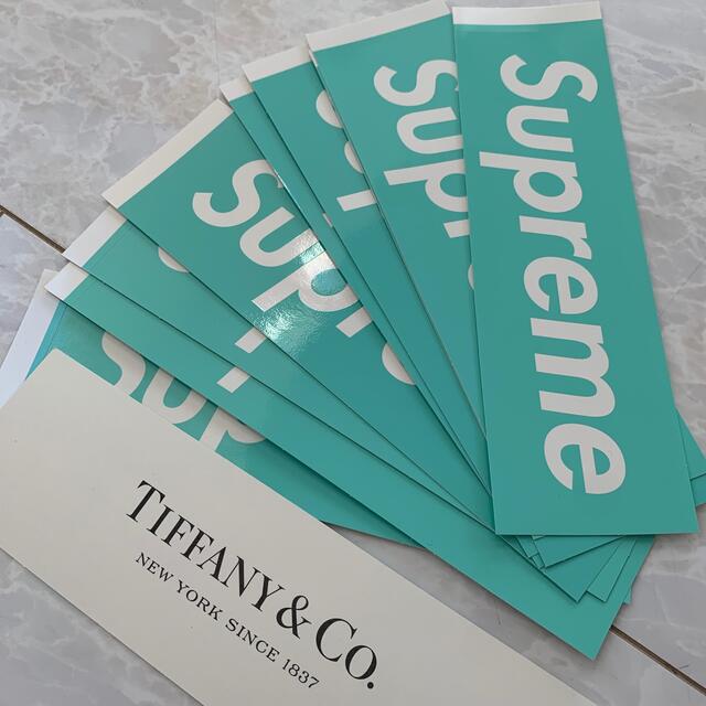 Supreme Tiffany ステッカー Box logo ノベルティ