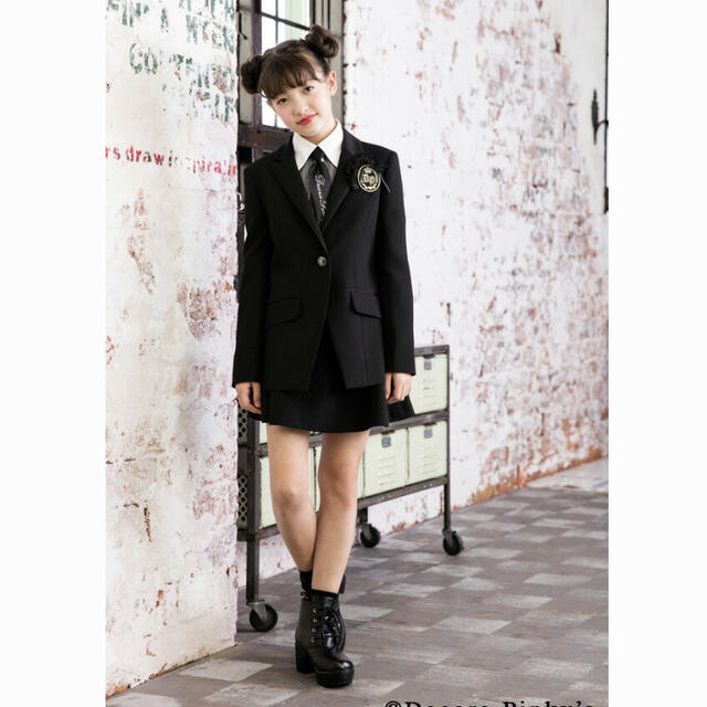 卒業式 女の子160ゆったりサイズ ブランドフォーマルスーツ一式セット