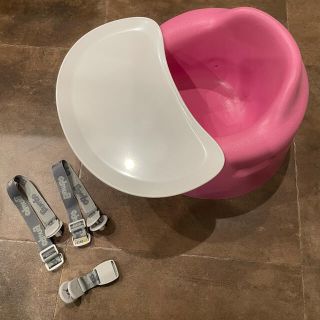 バンボ(Bumbo)のみそ様専用【美品】　バンボ　ピンク　プレートレイ(その他)