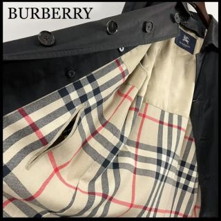 バーバリー(BURBERRY)のBURBERRY LONDON バーバリー トレンチコート ライナー付 黒色(トレンチコート)