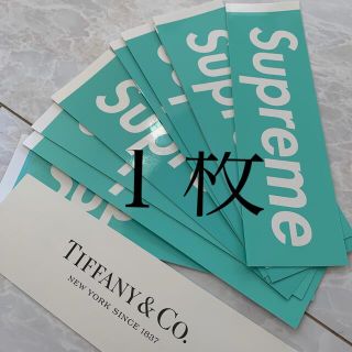 シュプリーム(Supreme)のsupreme tiffany box logo ステッカー(その他)