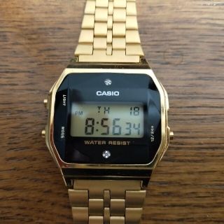 カシオ(CASIO)のCASIO カシオ 腕時計　チープカシオ　A159WGE(腕時計(デジタル))