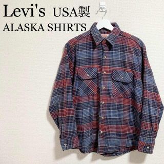 リーバイス Levi's 半袖 チェックシャツ USA製 メンズM /eaa339886