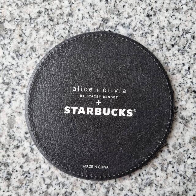 Starbucks Coffee(スターバックスコーヒー)のスタバ海外限定　alice + oliviaコラボ　コースター　2枚セット　新品 インテリア/住まい/日用品のキッチン/食器(テーブル用品)の商品写真