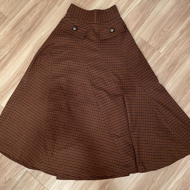 Herlipto High-rise Shell Checked Skirt 1