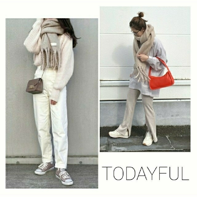 TODAYFUL(トゥデイフル)の新品 TODAYFUL Volum Knit Muffler ボリュームマフラー レディースのファッション小物(マフラー/ショール)の商品写真