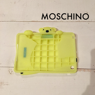 モスキーノ(MOSCHINO)の美品 レア モスキーノMOSCHINO iPadmini ケース アイパッドミニ(モバイルケース/カバー)