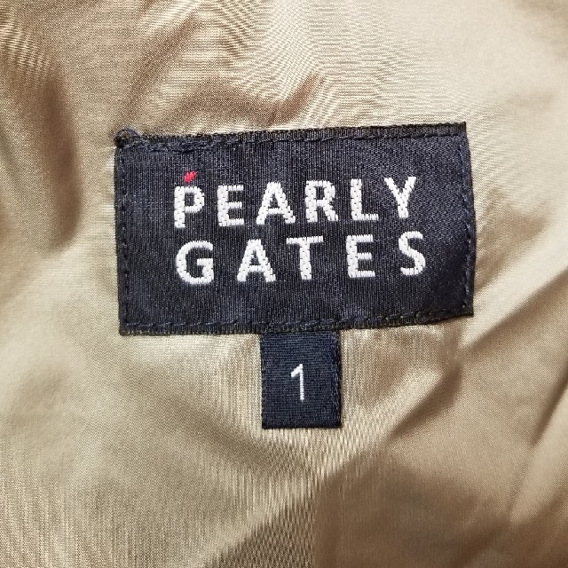 PEARLY GATES オーバーパンツ　レディース　サイズ1 シルバー 6