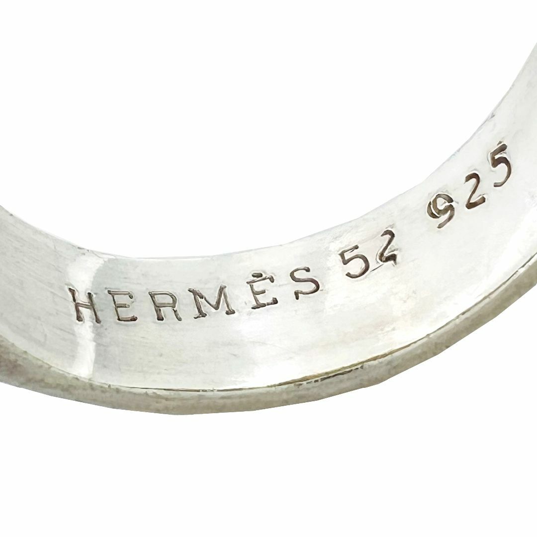 HERMES　エルメス　リング　ヴィンテージ　コンビ　52　11号　チェーン 8