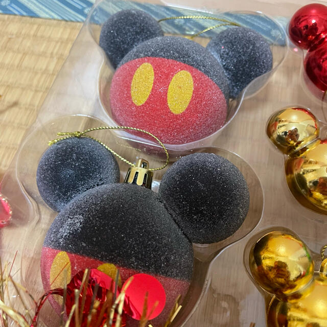 Disney(ディズニー)のクリスマス　オーナメント　ミッキー  ハンドメイドのインテリア/家具(インテリア雑貨)の商品写真