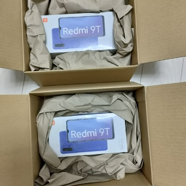 Xiaomi Redmi 9T 2台セットスマホ本体　64GB 未開封品　グレー